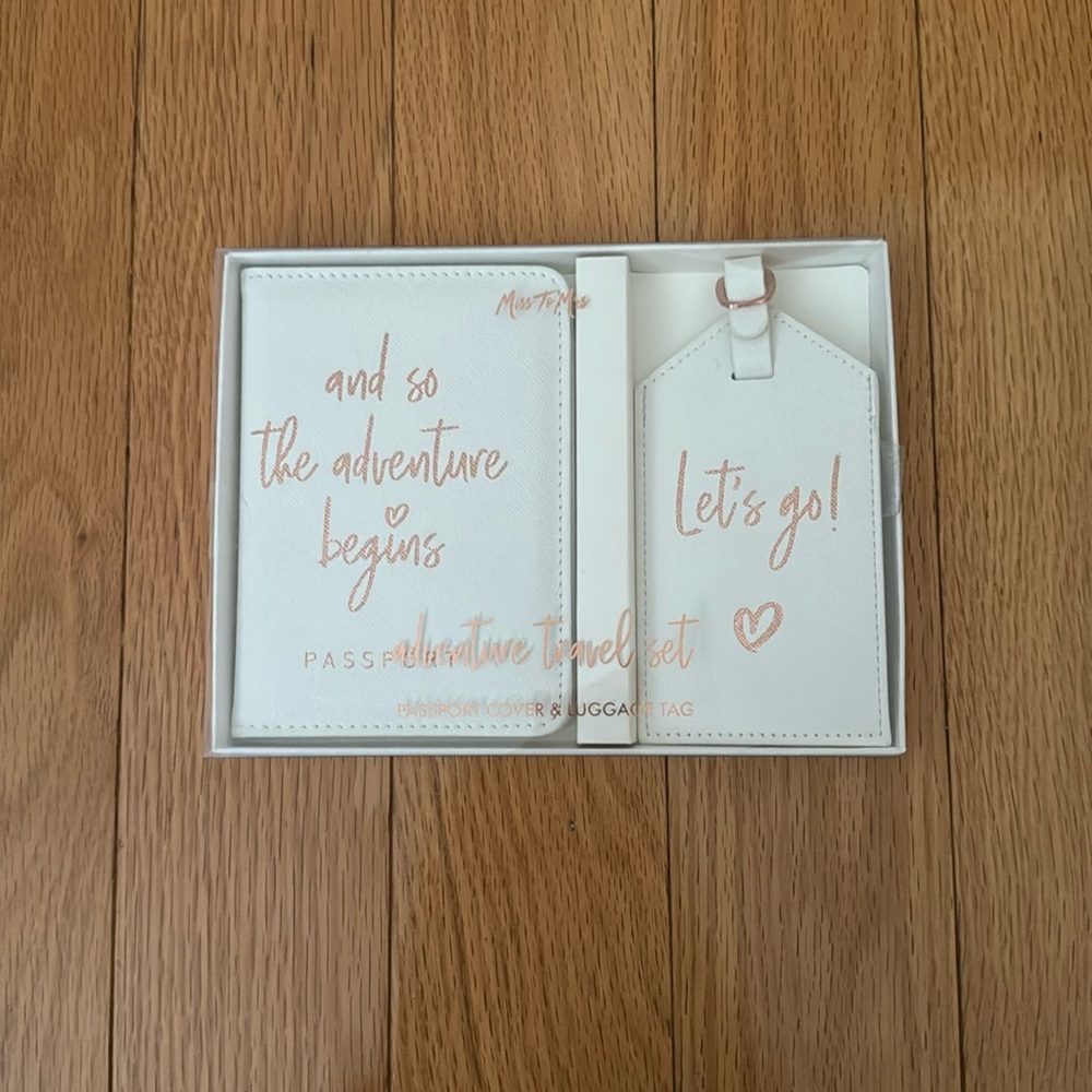 Passport and Luggage Tag Set